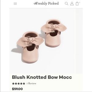 FP Blush Knotted Bow Moccs